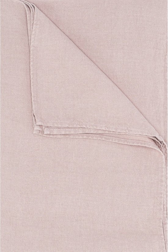Nappes | Emma - Lin lavé - Rose - Infroissable et ne rétrécit pas - 170x170 cm - Pimlico
