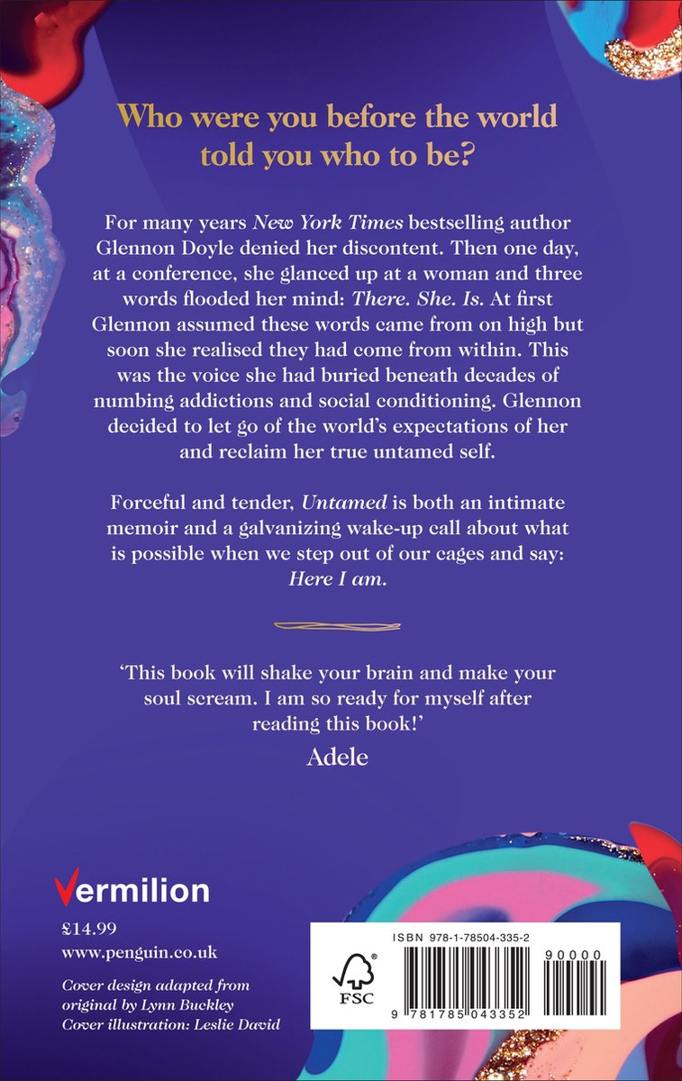 Untamed - back cover