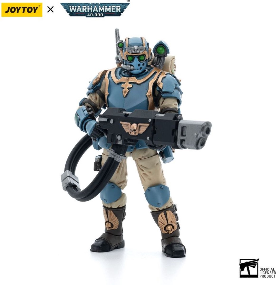 Astra Militarum Tempestus Scions Squad 55th Kappic Eagles Hot-shot Volley Gunner scale:1/18.