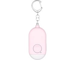 Scoby - Alarm Sleutelhanger - Zelfverdediging Alarm - Persoonlijk Noodalarm - Self-Defense Keychain - 130 dB - Compact formaat - Roze