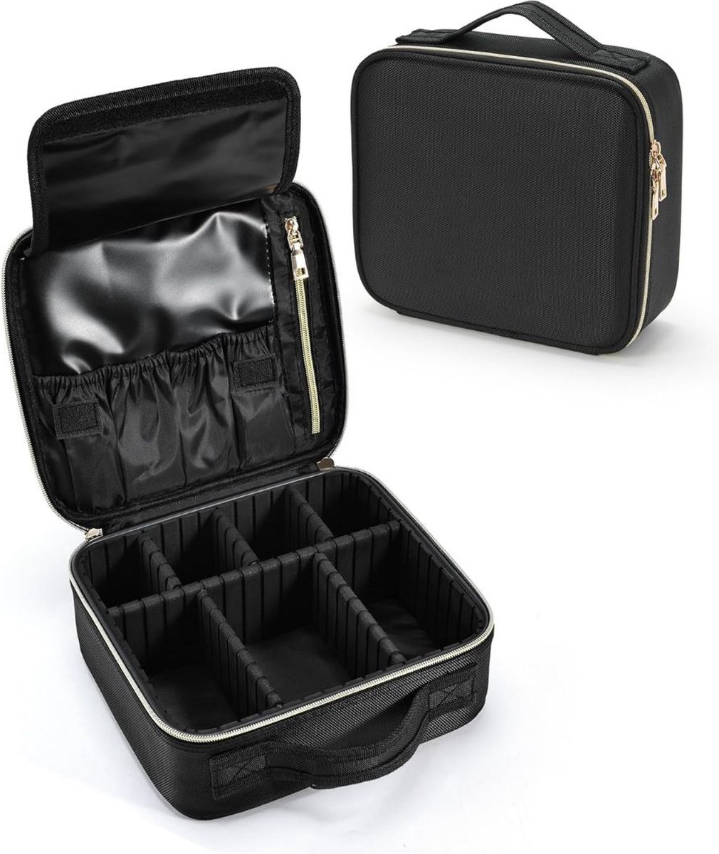 DD® Schmink Koffer - Schmink - Schminkset - Make-up Reisetui - 26x23x10cm - Zwart