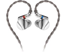 FIIO FD15 - In-ear oordopjes - Bedraad - Oorhaak - Zilver