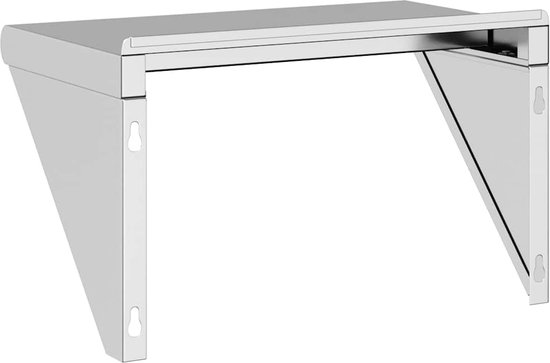 Etagère murale vidaXL Wandschap 100x30x31 cm roestvrijstaal