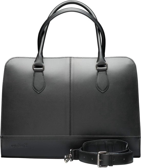 ECOSUSI dames aktetas, laptoptas 15,6 inch, vintage schoudertas ECOSUSI dames aktetas, laptoptas 15,6 inch, vintage schoudertas