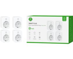 WOOX R6118 4 PACK - Prise Smart - Surveillance de l'énergie - Alexa et Google Assistant - No Hub requis