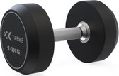 Bol.com Xtreme Fitness Rubber Dumbbell 14kg (set) - Set van 14kg Rubber Dumbbells voor Gevorderde Krachttraining aanbieding