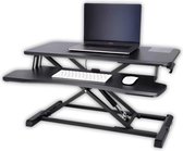 Bol.com Livista Sit-Stand Desk Gas-Spring - Laptoptafel - Zit Sta Bureau - Computertafel - Zit Sta Verhoger - Bureautafel - Groo... aanbieding
