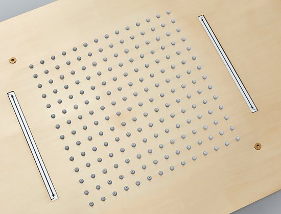 SaniSupreme® La Paz Douche de plafond encastrée Douche à effet de pluie avec éclairage LED et fonction cascade