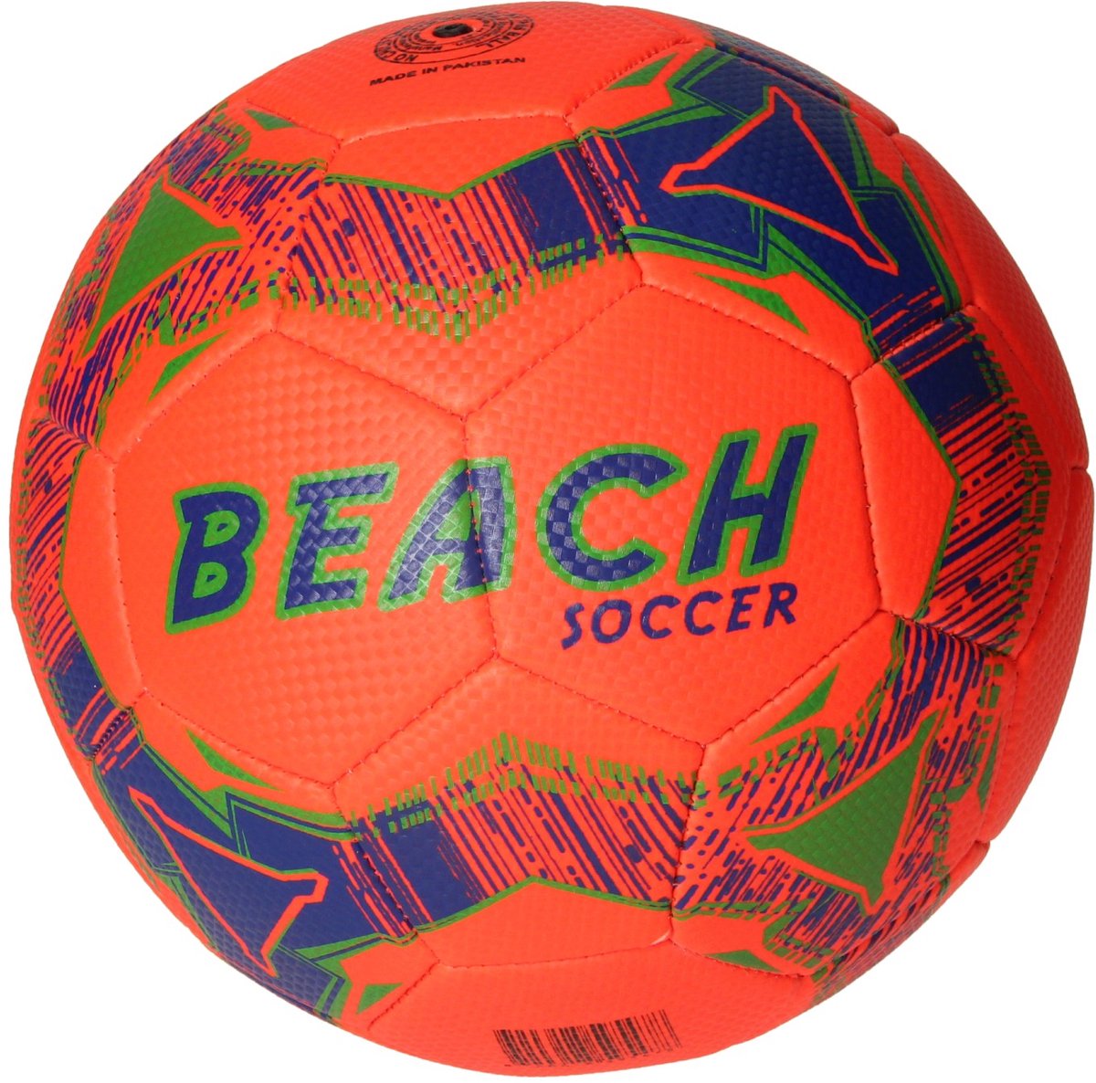 Beach voetbal maat 5 rood strandbal voor kinderen.