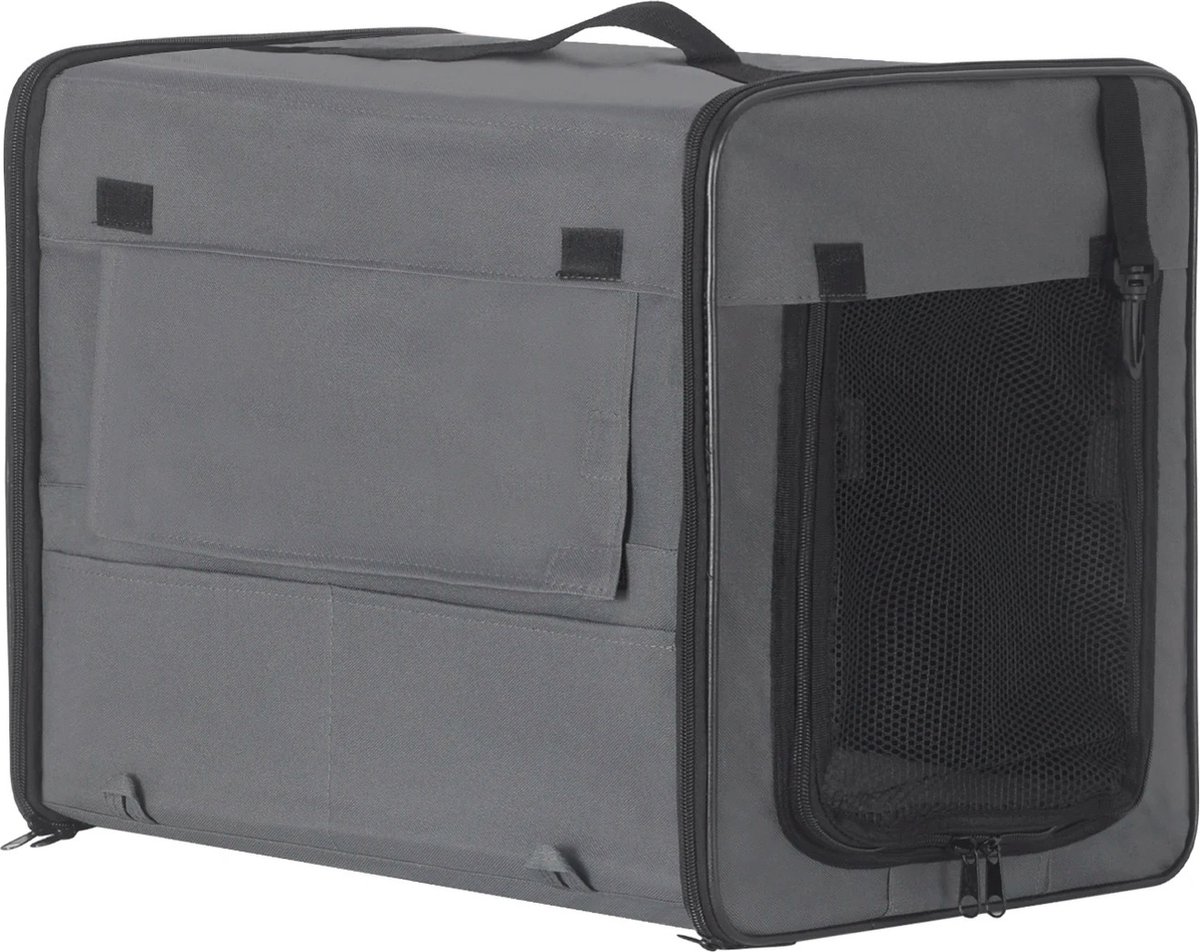 Botec Opvouwbare reisbench hond - transportbox hond - reistas hond - Draagbare Huisdier Reistas voor Auto en Outdoor - 90x59x67cm