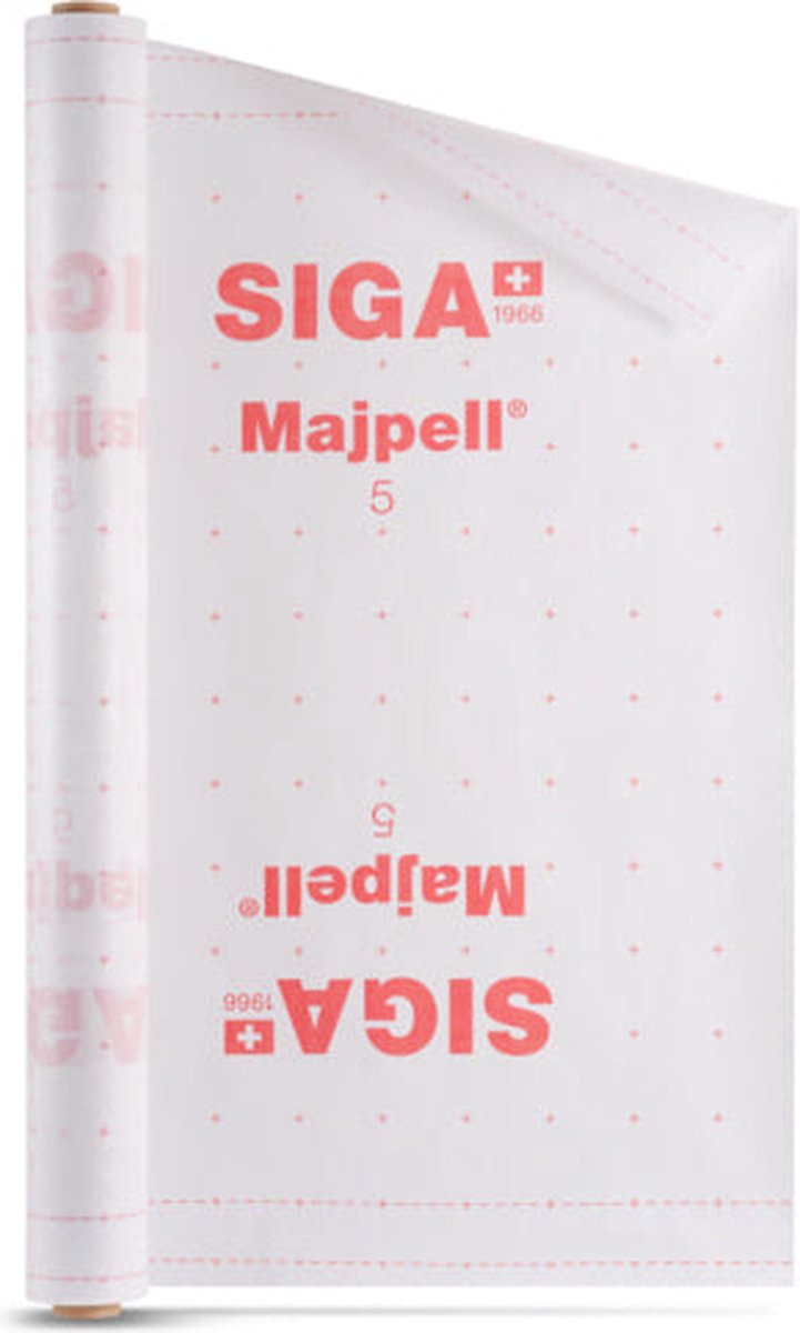 Siga Majpell 5 - 1,50 m x 50m - 75m2 - Diffunderende damprem - Luchtdichte laag