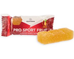 Neapharma Pro Sport Fruit Ananas - Energy Fruit Chew - Energy gummy - langdurige Isomaltulose energie - 20g koolhydraten - Per 12 fruits