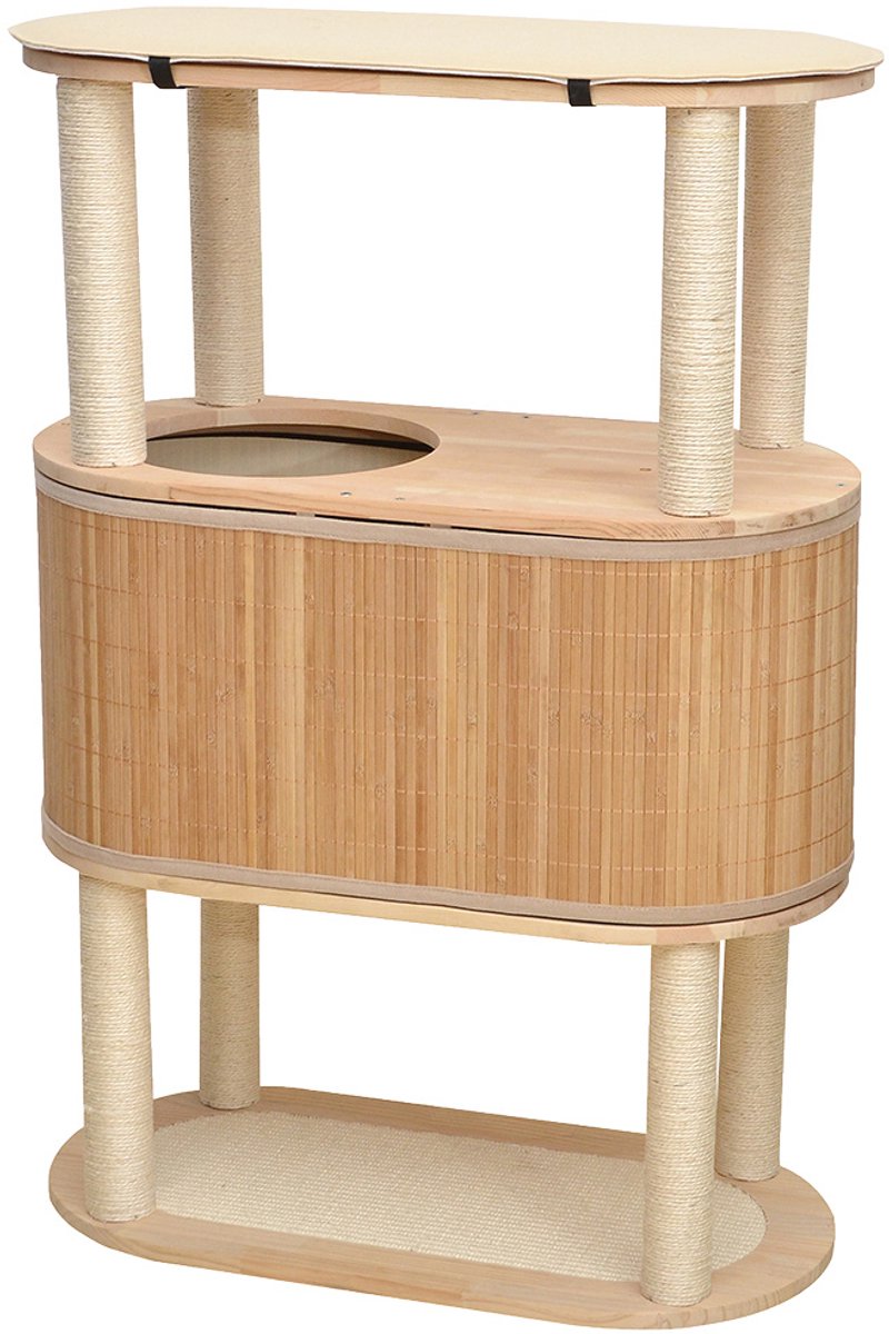 Ebi Krabpaal Bamboe Tori | 78x39x113cm