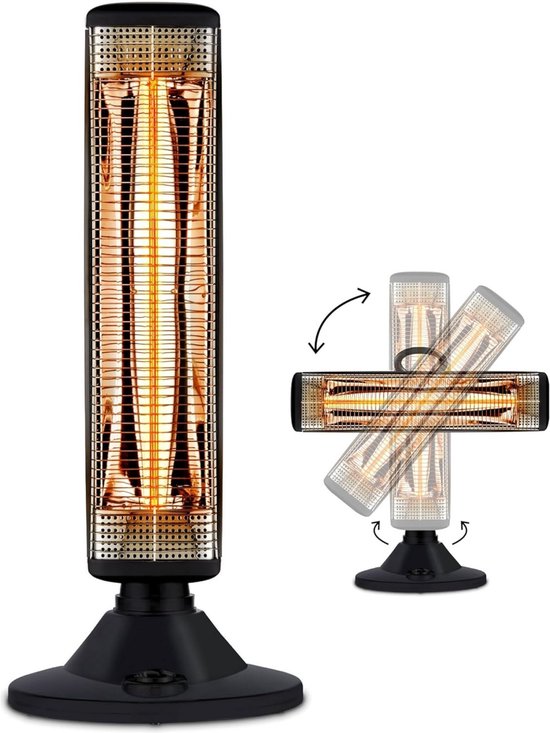 DailySuppliess® Terrasverwarmers Elektrisch - Heater - Radiator - 900W - Zwart