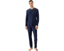 mey Herren Pyjama Lang Serie Pure Night Uni