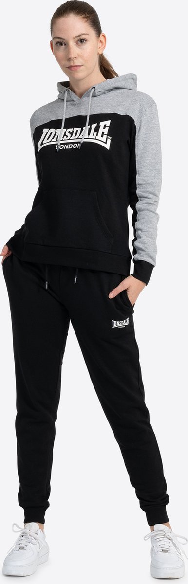 Lonsdale London Lurgan Dames Trainingspak - zwart - XL
