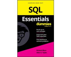 Omslag van SQL Essentials For Dummies