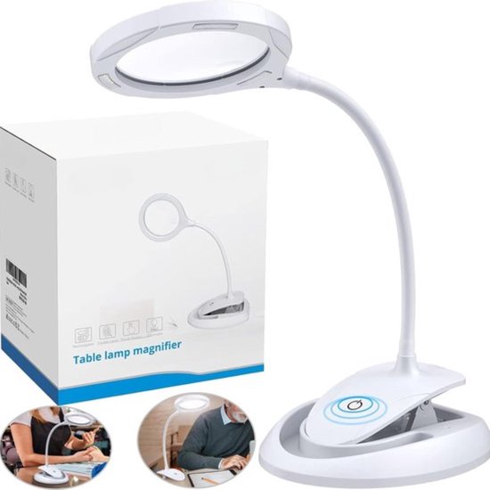 loep lamp met led verlichting - Wolkoker Hobbyshop