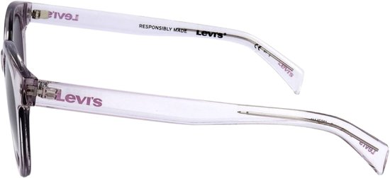 Levi's Zonnebril 1009/s Cat.3 Rond Polyamide Transparat/paars van Levis — afbeelding 3