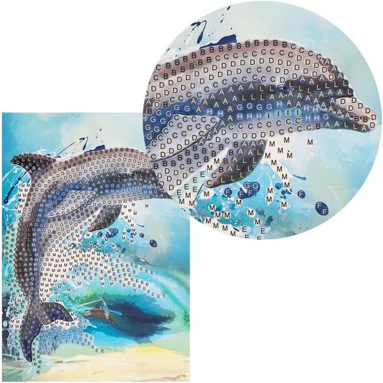 Ideen mit Herz Diamond Painting Greeting Card DIN B6, 11.5 x 16.5 cm
