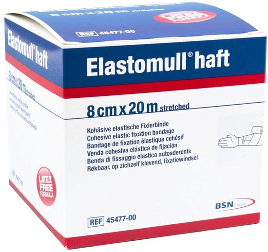 Foto: Abena fixatie pleister op rol elastische fixatie tape 1 rol ademend en huidvriendelijke wondverzorging 5 cm x 10 meter
