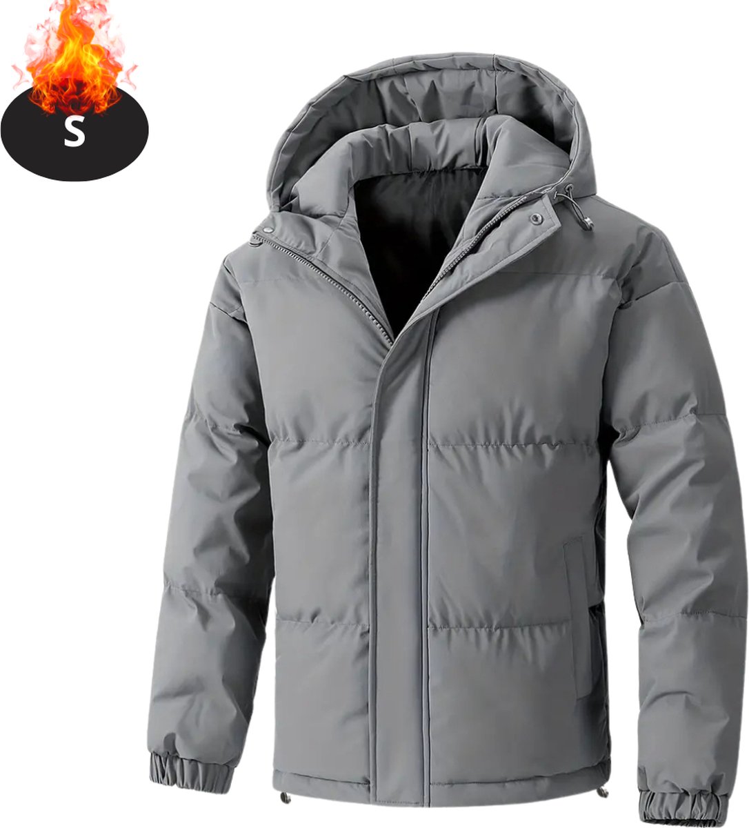 Bovista Winterjas Parka Heren Winter Jas Volwassen Stijlvol Beige