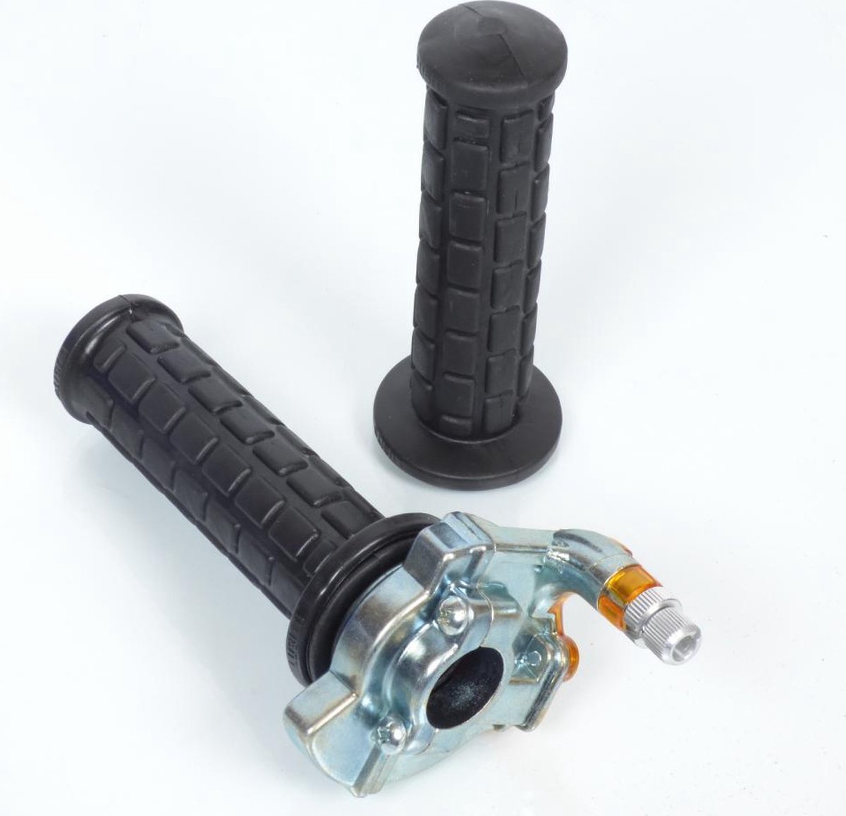 Targa metaal verchroomd gaspedaal voor bromfiets cyclo bromfiets bromfiets