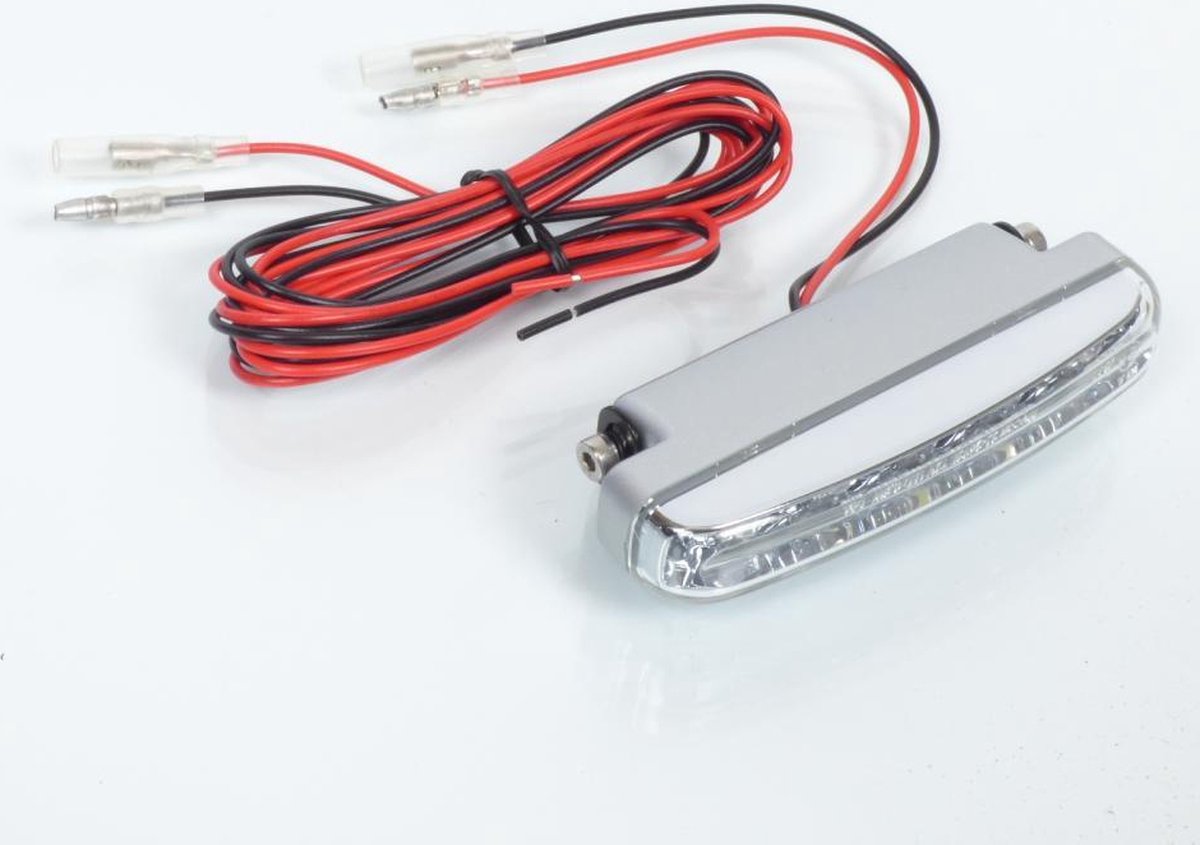 Nummerplaatverlichting 5 LED 12V rood Gek voor motor scooter 50 met versnellingsbak