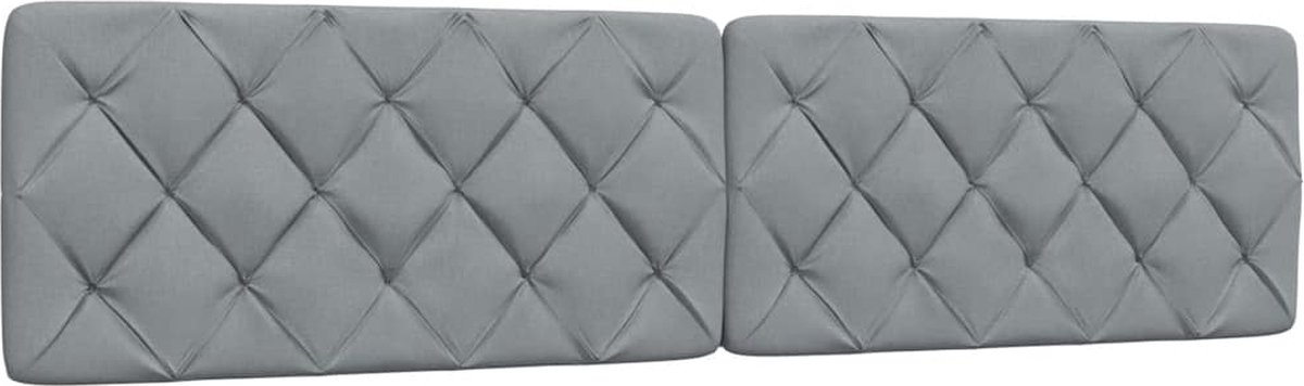Coussin De Tête De Lit Crème 140 Cm, Rembourrage Fibre, Tissu Polyester - VidaXL - Avec Sangles De Fixation