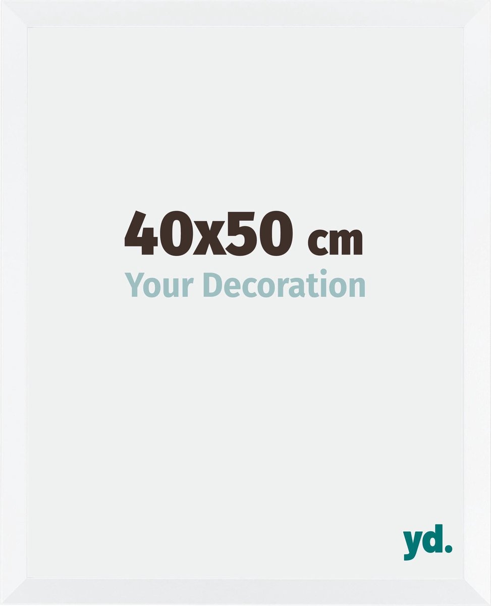 yd. Your Decoration - Fotolijst 40x50 cm - MDF - Wit Mat - Catania