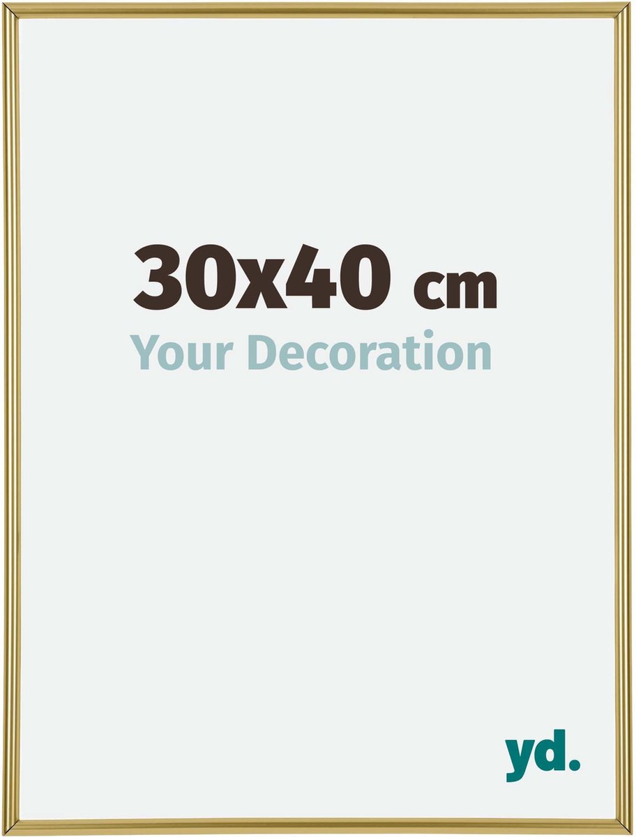 yd. Your Decoration - Fotolijst 30x40 cm - Kunststof - Goud - Annecy
