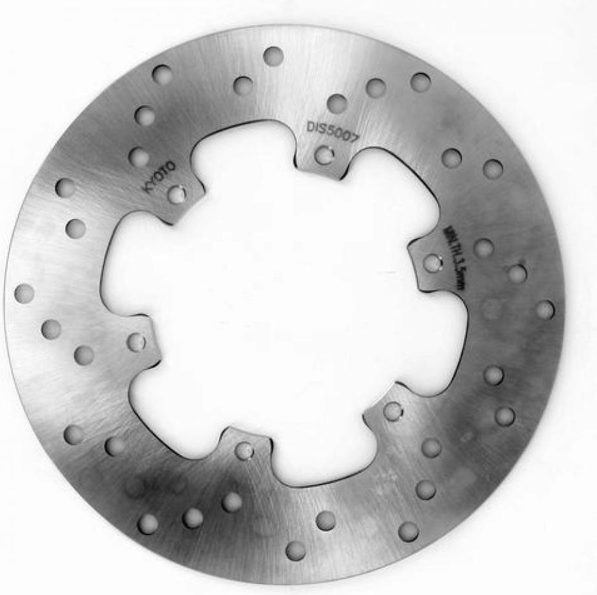 remschijf perftec voor scooter piaggio 125 fly ie 3v euro3 2013 ø220x105x4mm / ar nieuw