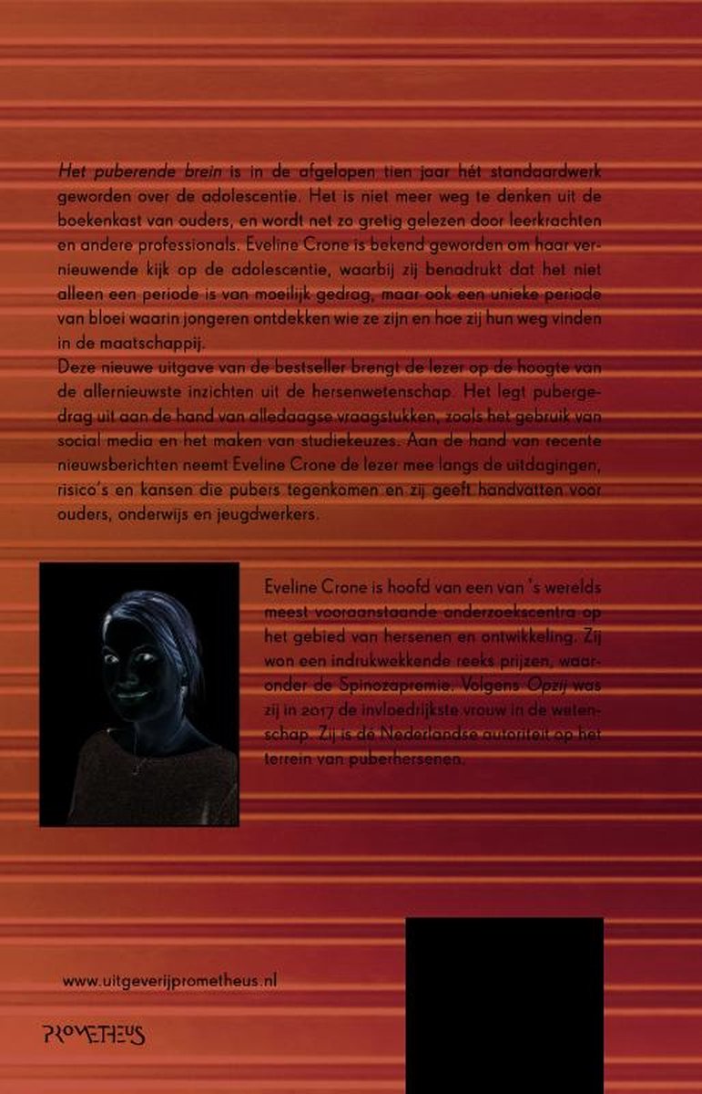 Het puberende brein - back cover