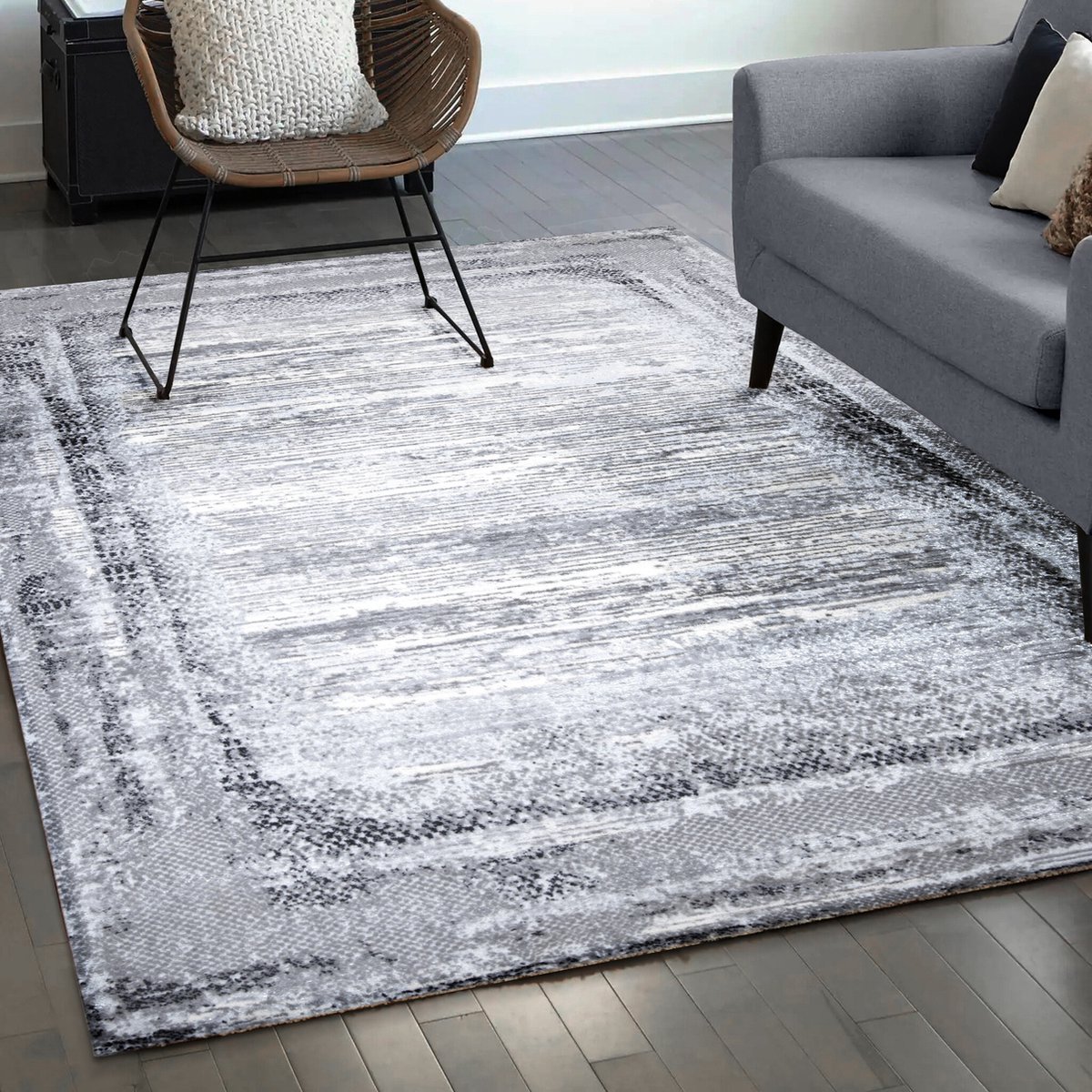 Muratap Fashion Relax Plus Laagpolig Vloerkleed Lichtgrijs- 200x280 CM