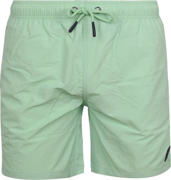 Adapté - Short de bain Uni Vert Clair - Homme - Taille M - Coupe Regular