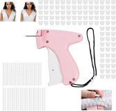 Textielpistool Starterset - Kleding Label Pistool - Aanschiettang - 100 Berenknoppen, 1100 Plastic Naalden - Snelle Kledingfixer - Speedy Clothing Fixer - Snel Kledingfixeerapparaat - Tagging, Steekgereedschap Voor Kleding