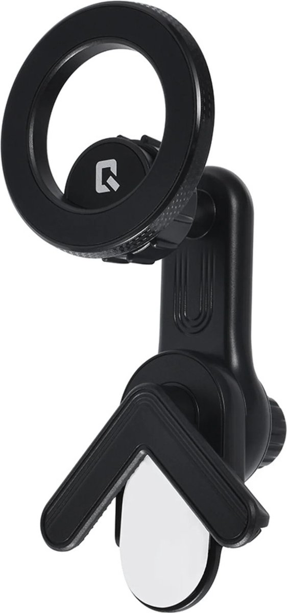 TUNIQ Magnetische Telefoonhouder Auto - Schermhoek Houder - Sterke Magneet - 360° Draaibaar - Zwart