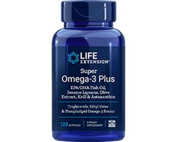 Super Omega-3 Plus EPA/DHA met Sesam, Olijf, Krill & Astaxanthine (120 softgels)