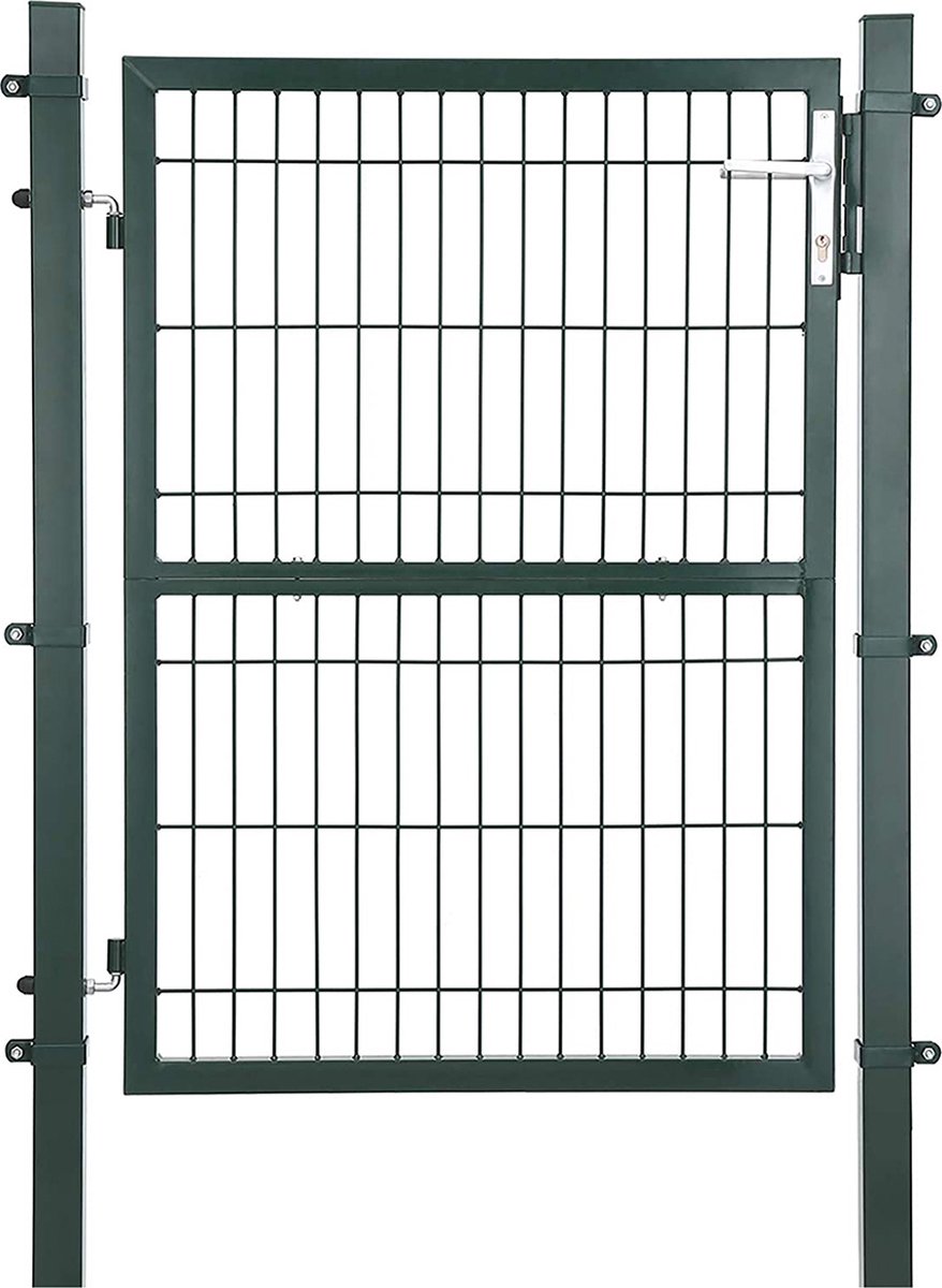 Tuinpoort 106 x 125 cm (L x H) gemaakt van gegalvaniseerd staal
