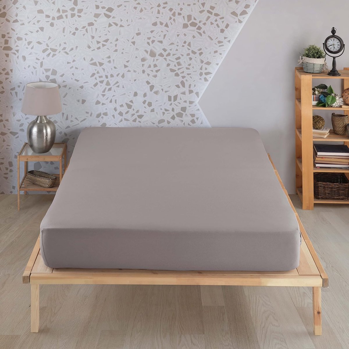 Goodivery ® Premium Katoenen Jersey Hoeslaken Topper voor Comfortabele Nachtrust