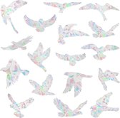 20 stuks - Raamstickers - Vogelbescherming stickers - PVC - kleur - statisch - glazen sticker - Kamer Decoratie