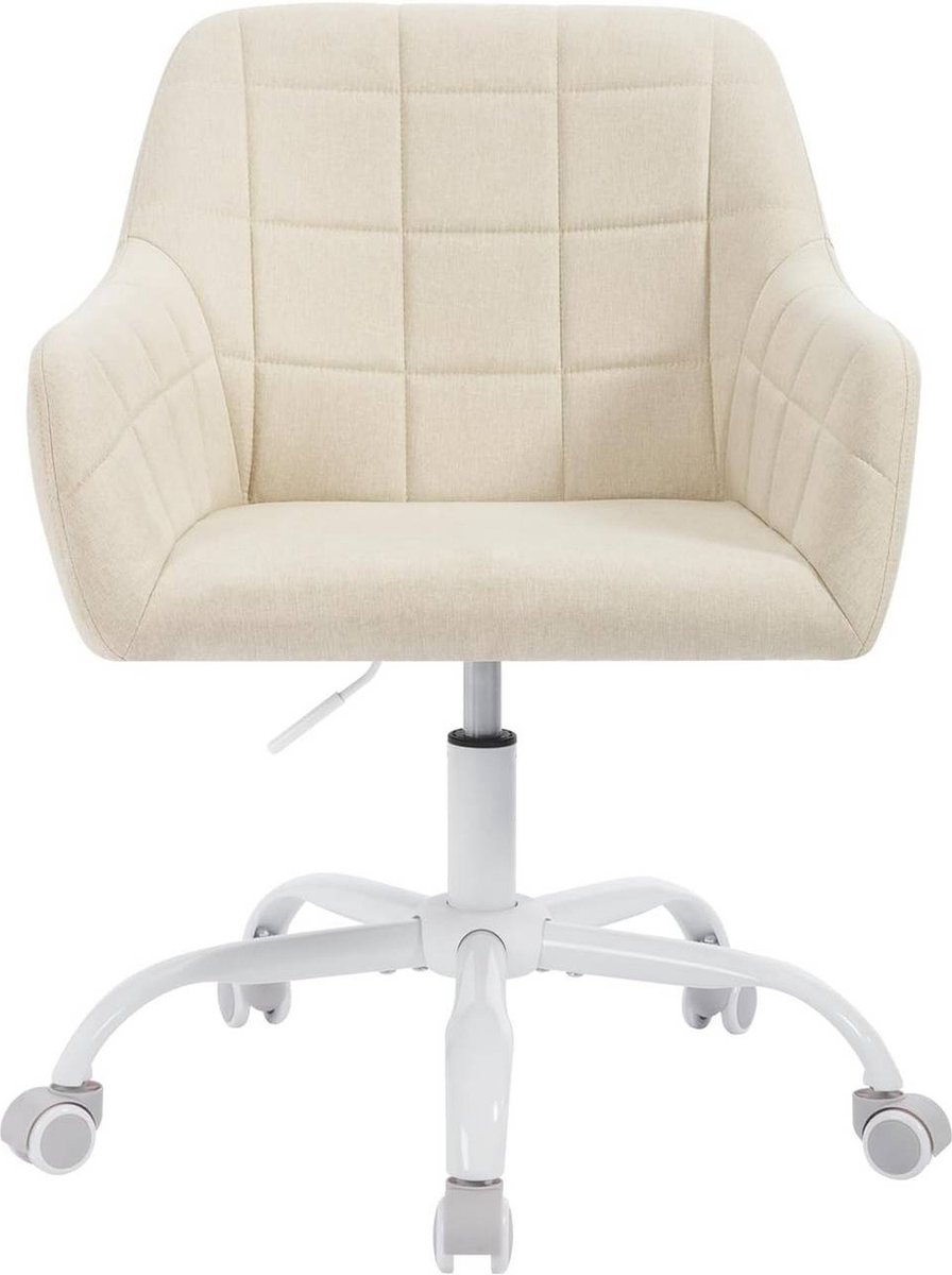Ergonomische Bureaustoel - Bureaustoel - Draaistoel - Ademende stof - In hoogte verstelbaar - 58cm x (77-85)cm x 60,5cm thumbnail 6