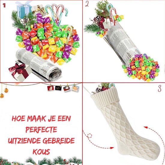 Set van 2 paar kerstkousen bedrukt La Redoute Collections | La Redoute