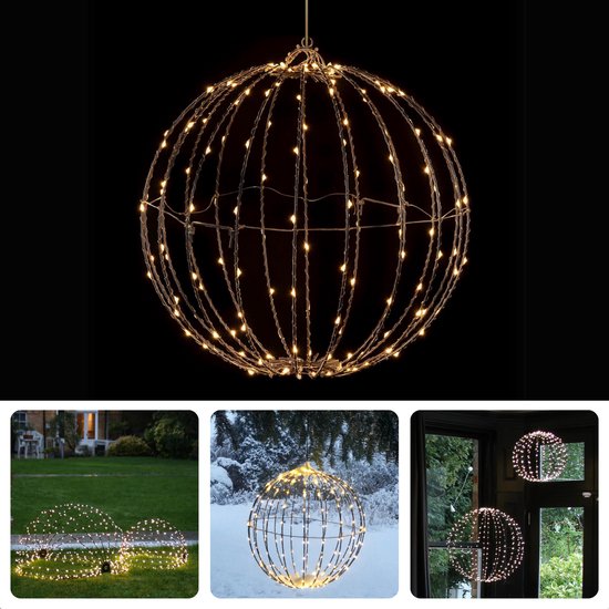 Redefun Kerstverlichting, 2 m, 200 leds, met stekker, 9 modi, kerstverlichting met timer, IP65 waterdicht, voor Kerstmis, binnen en buiten, decoratie