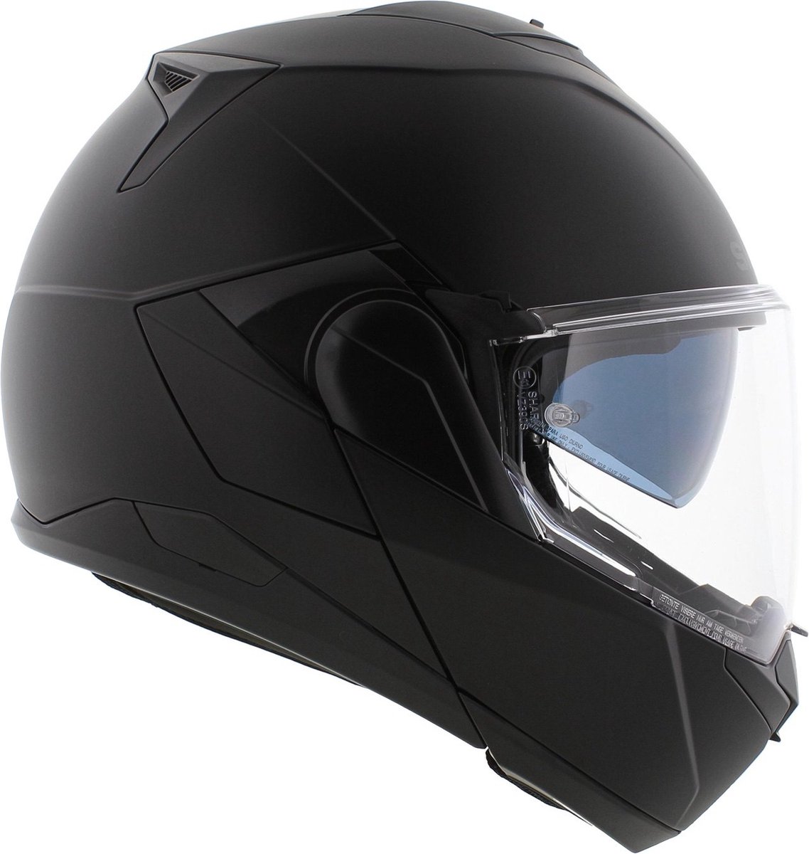 SHARK Oxo Blank Mat Zwart Mat KMA Systeemhelm - Maat M - Helm – foto 3