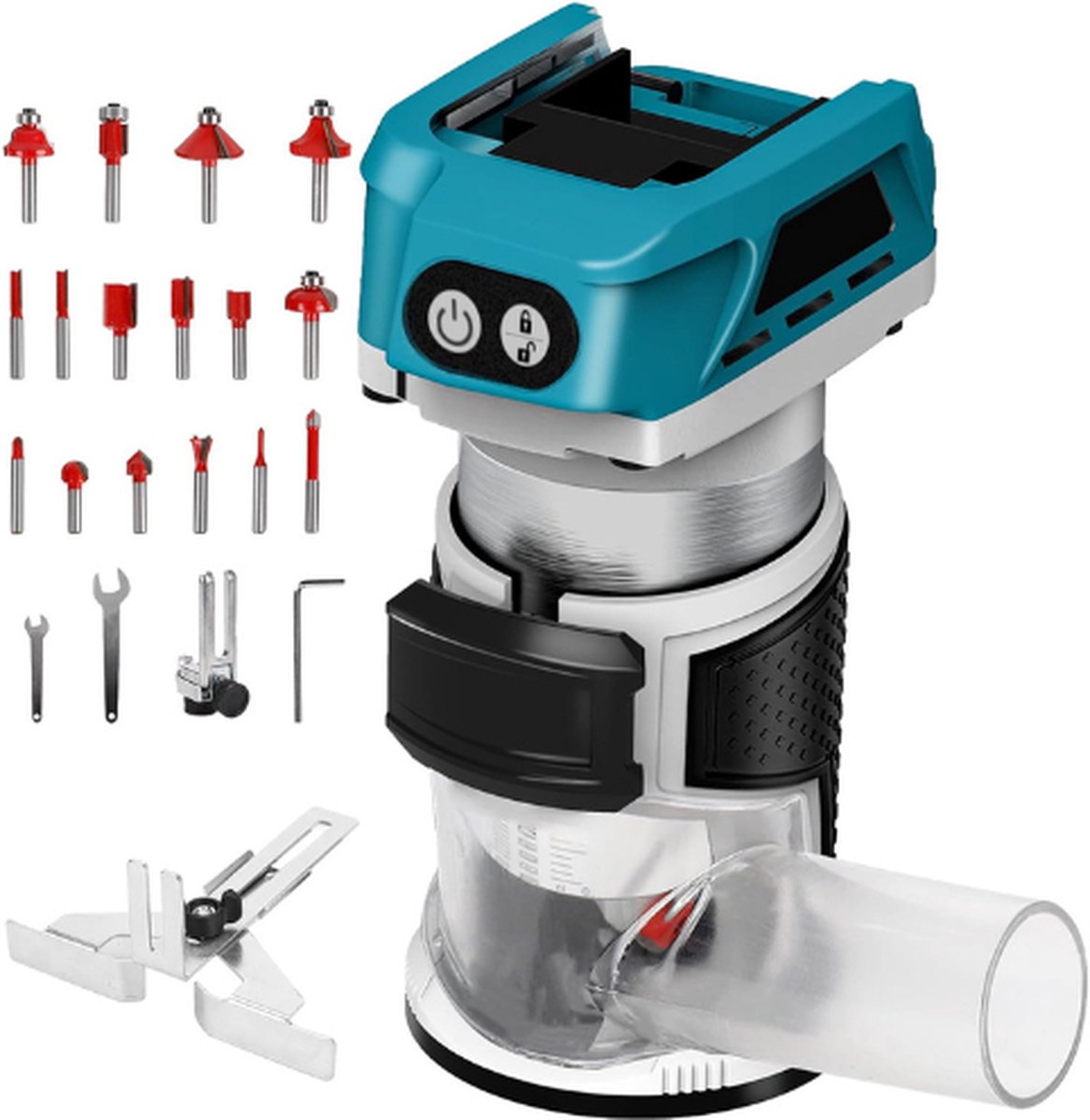 Makita DRT50ZJX3 Accu Freesmachine 18v Li-ion | Zonder Accu's En Lader In M Box Makita DRT50ZJX3 Accu Freesmachine 18v Li-ion | Zonder Accu's En Lader In M Box