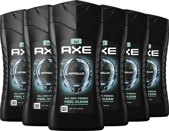 Axe Gel de douche Apollo 250 ml 6x