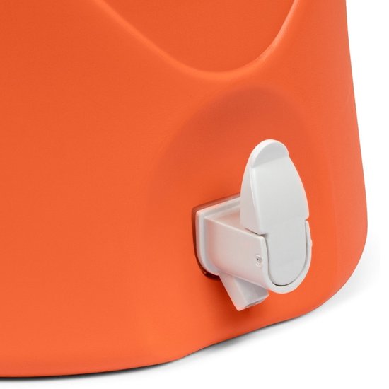 Pinnacle Platino 10 Gallon - Geïsoleerde Drankdispenser / Drankkoeler met kraantje - 40 Liter - Oranje van Pinnacle. — afbeelding 4