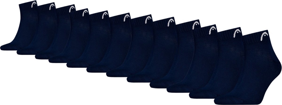 HEAD Quartersokken Training 12 paar Blauw