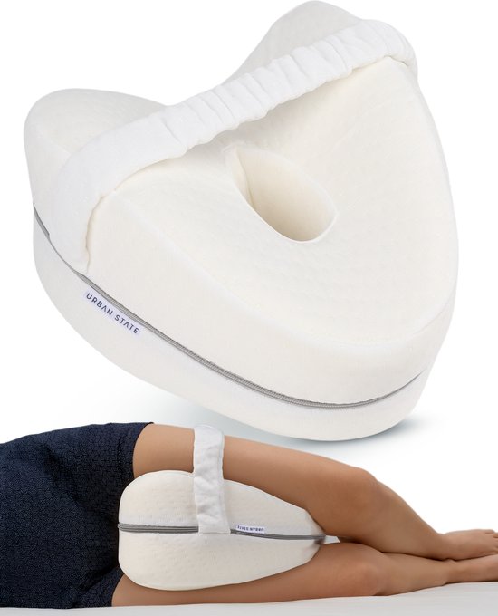 Urban State Orthopedisch Kniekussen - Ergonomisch Beenkussen - Houding Correctie - Zijslaapkussen